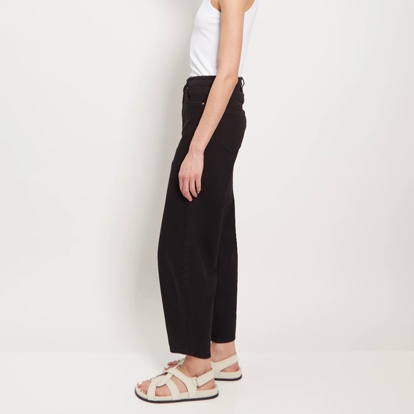 TOTEME Barrel Leg Denim Jeans in Black Size 28 - Picture 2 of 6